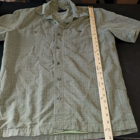 5.11 Tactical Men's Green Hidden Pocket Shirt Medium - Picture 9 of 12